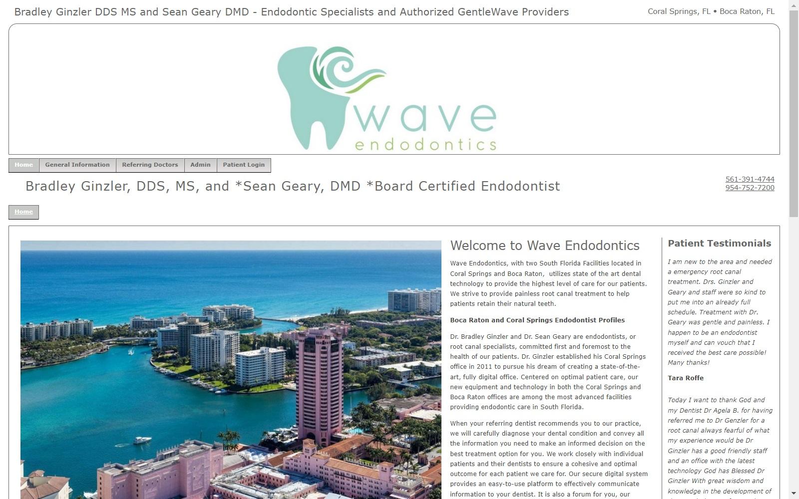 Bradley Ginzler, DDS, MS screenshot