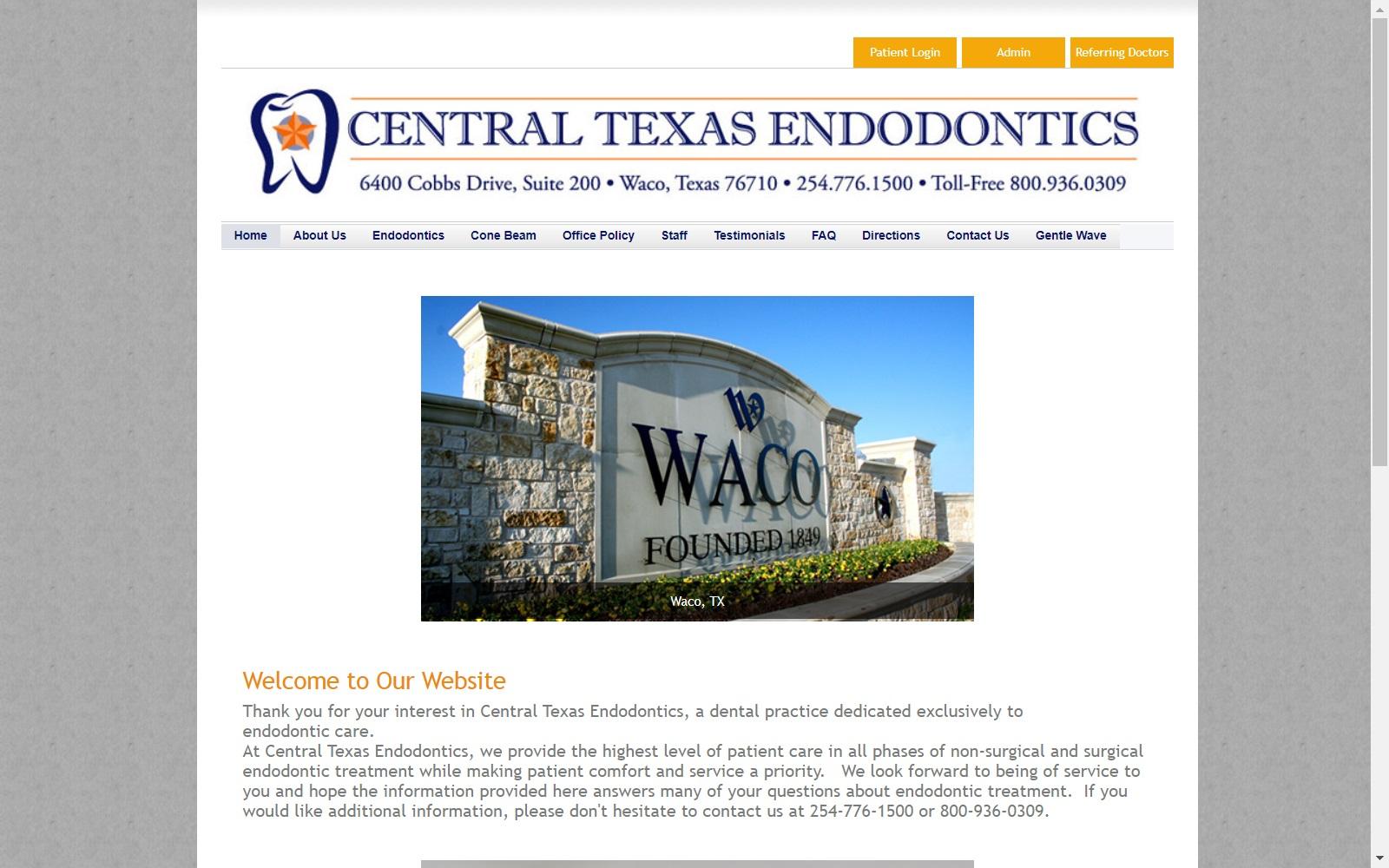 Central Texas Endodontics Dunavant Thomas R DDS screenshot