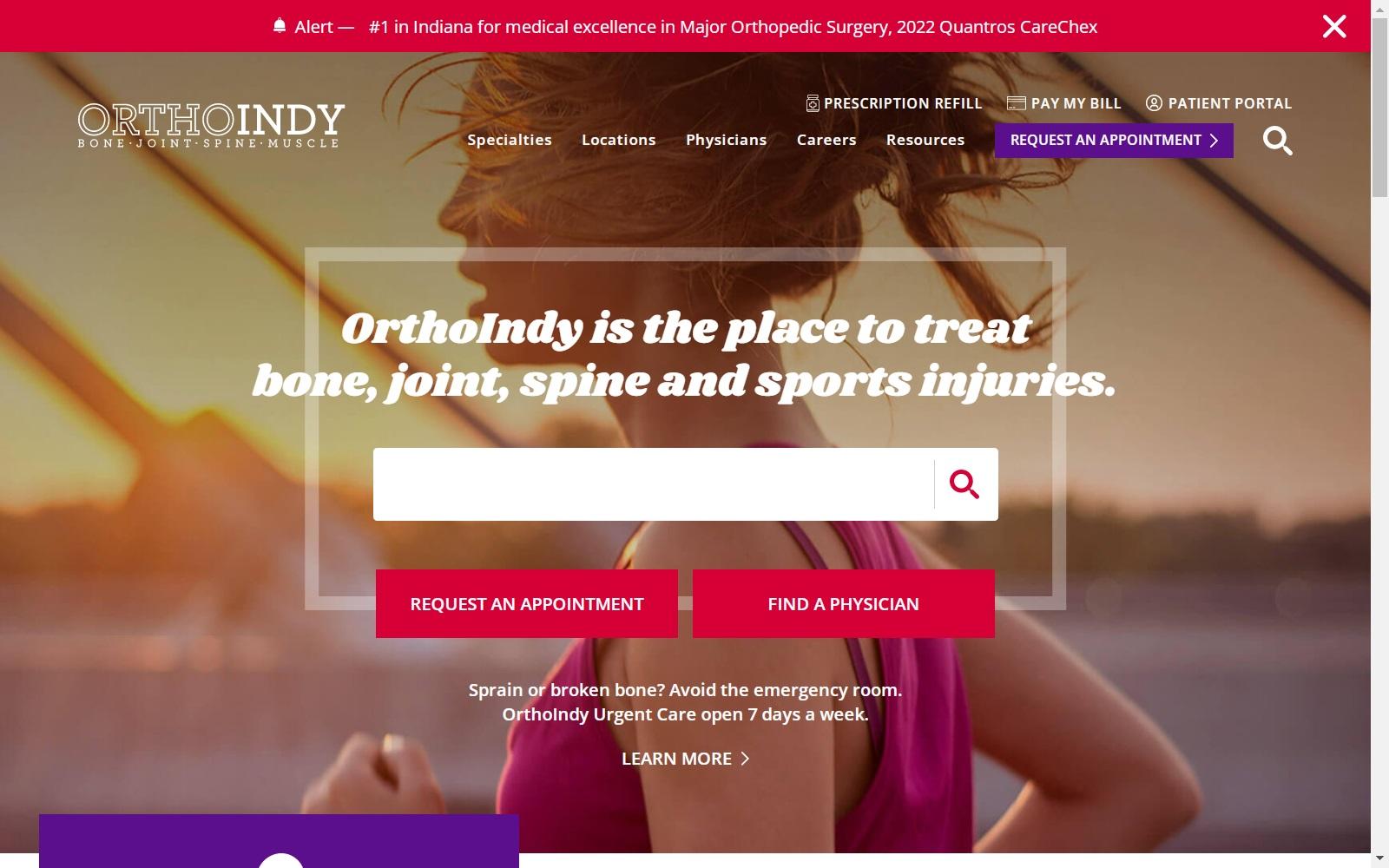OrthoIndy Hospital Main screenshot