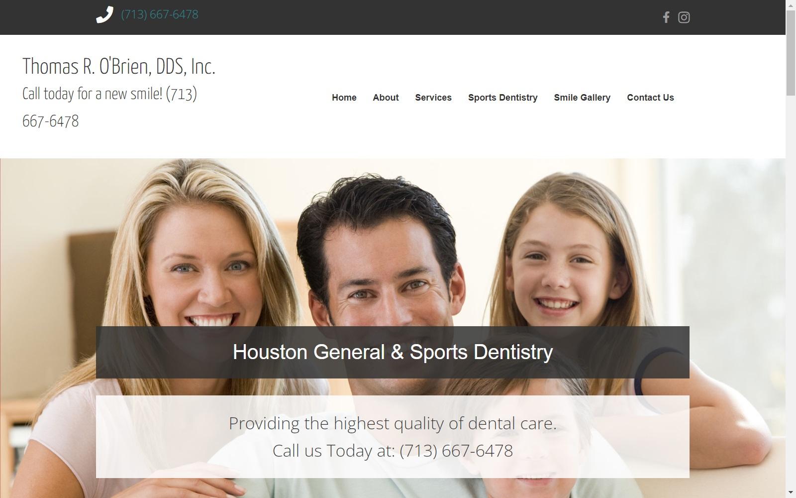 Thomas R. O’Brien, DDS, Inc. screenshot
