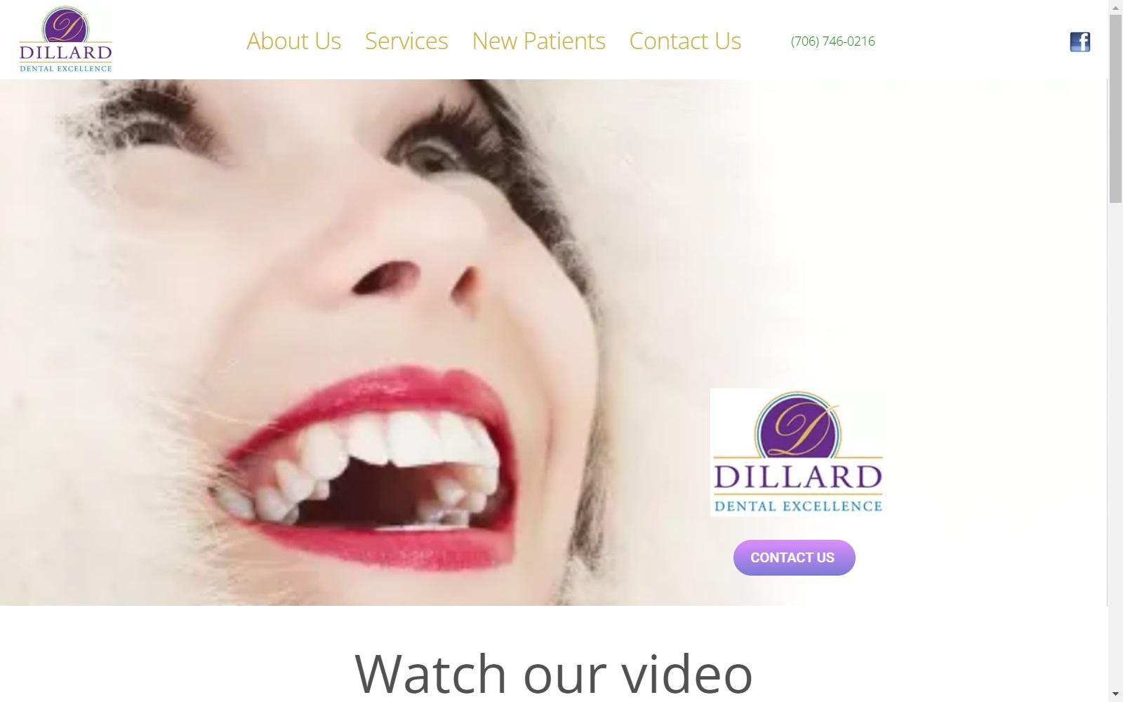 Dillard Dental screenshot