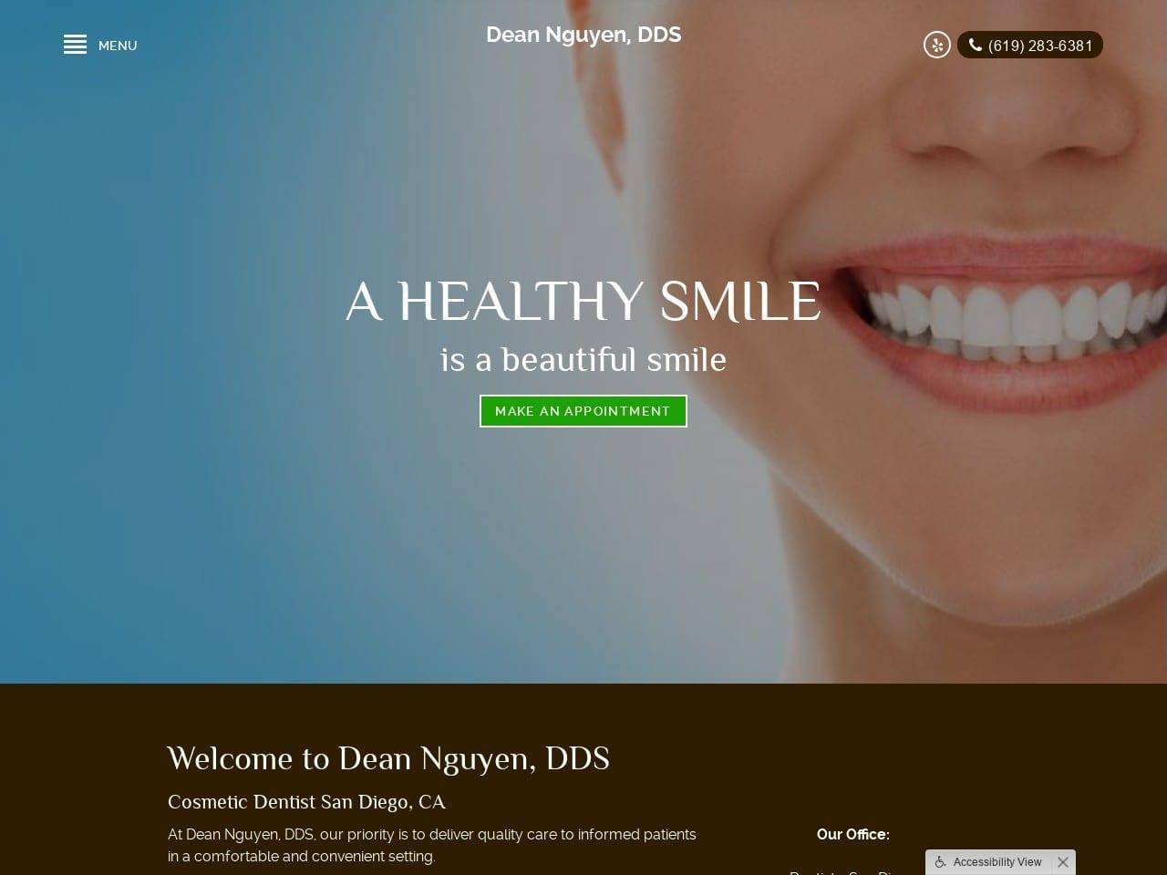 Dean Nguyen Dds screenshot