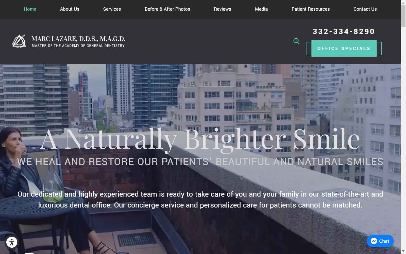 Dr. Marc E. Lazare DDS screenshot