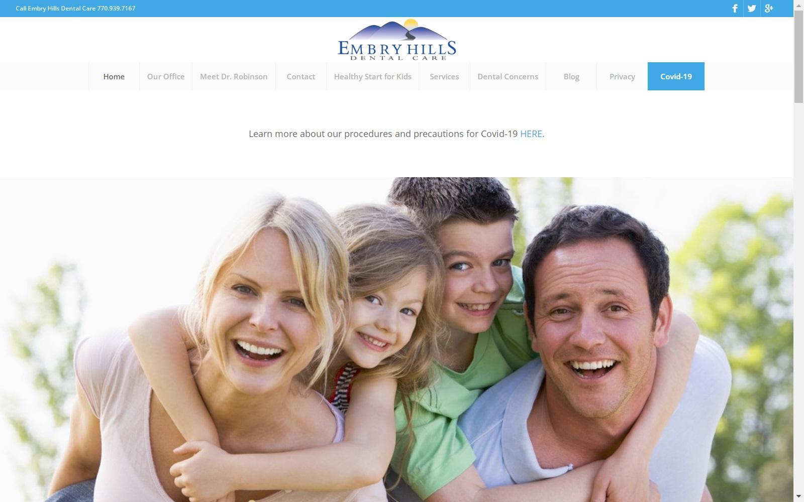 Embry Hills Dental Care screenshot