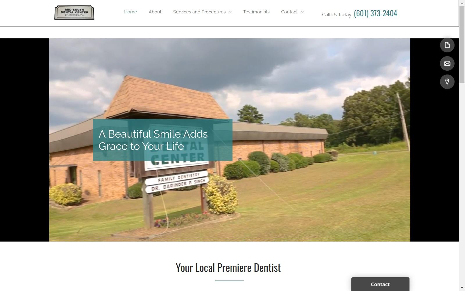 Mid-South Dental Center Of Jackson PA screenshot