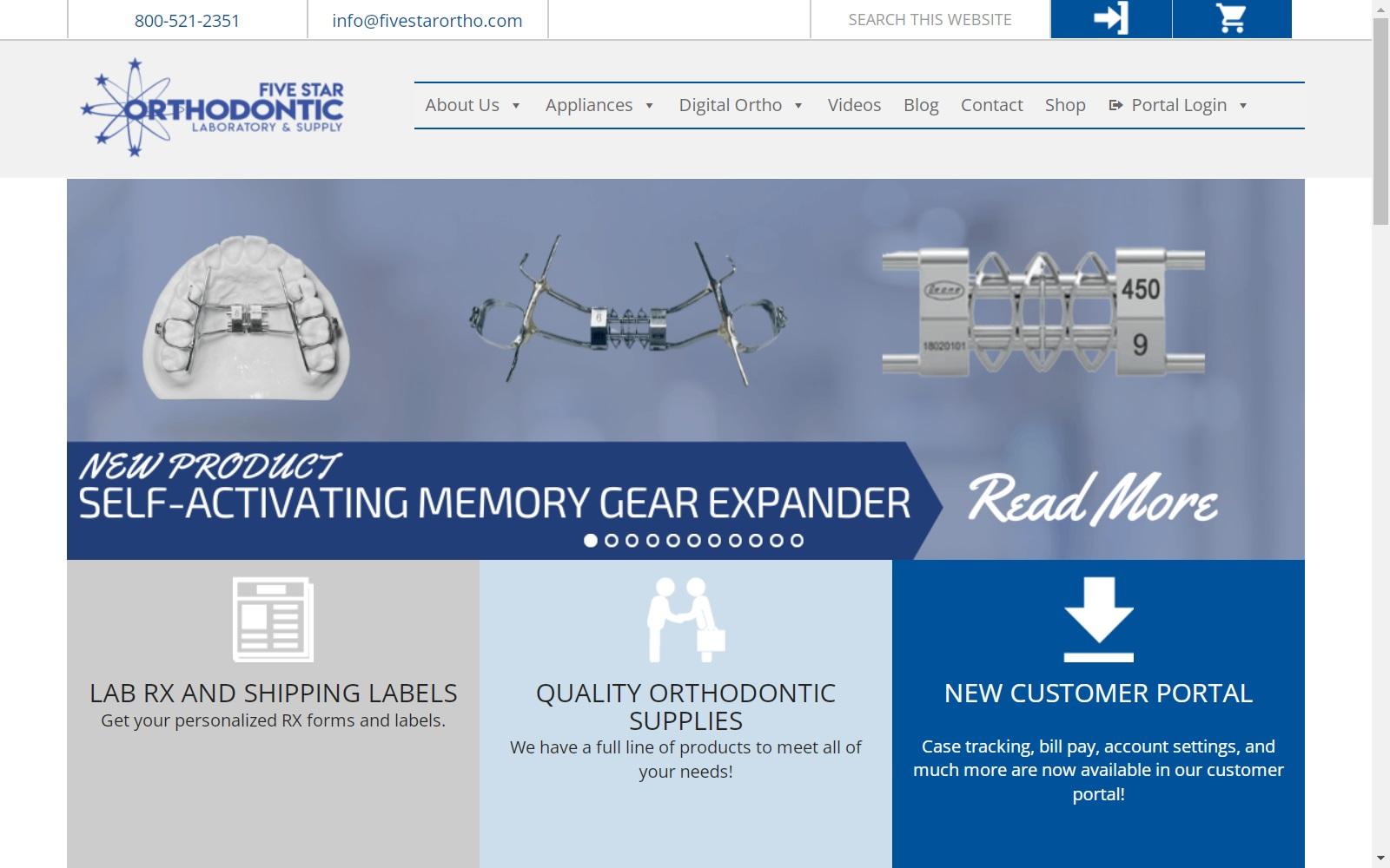 Five Star Orthodontic Lab screenshot