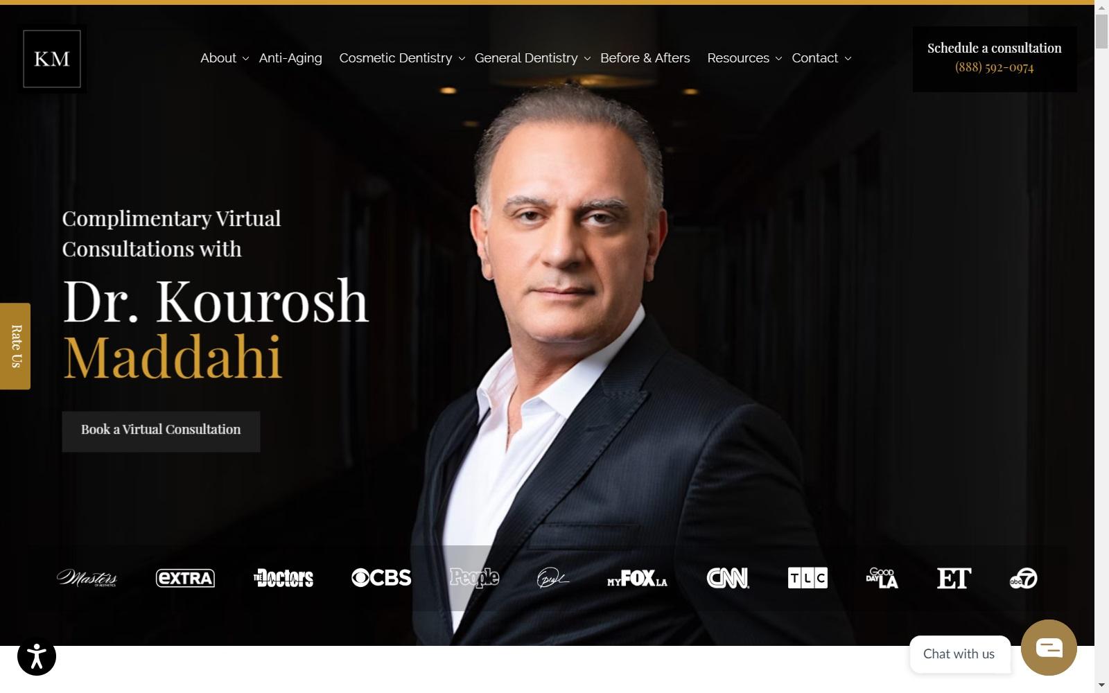 Dr. Kourosh Maddahi DDS screenshot