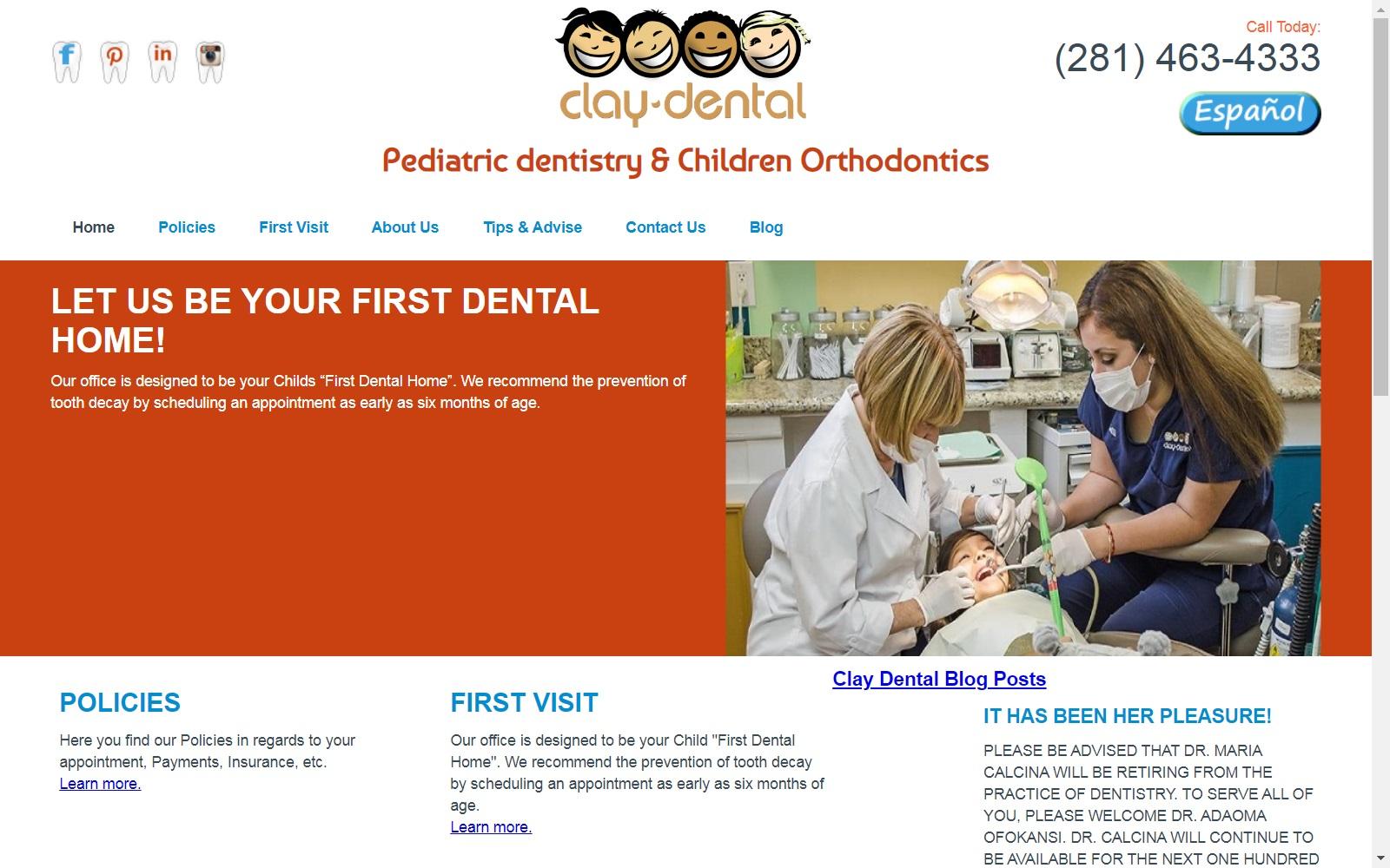 Clay Dental PLLC screenshot