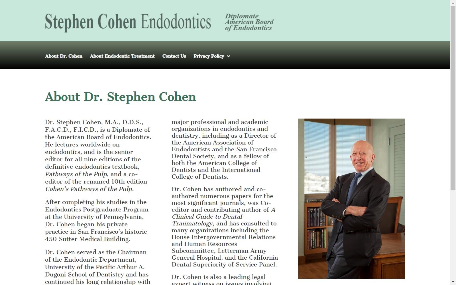 Stephen Cohen Endodontics screenshot