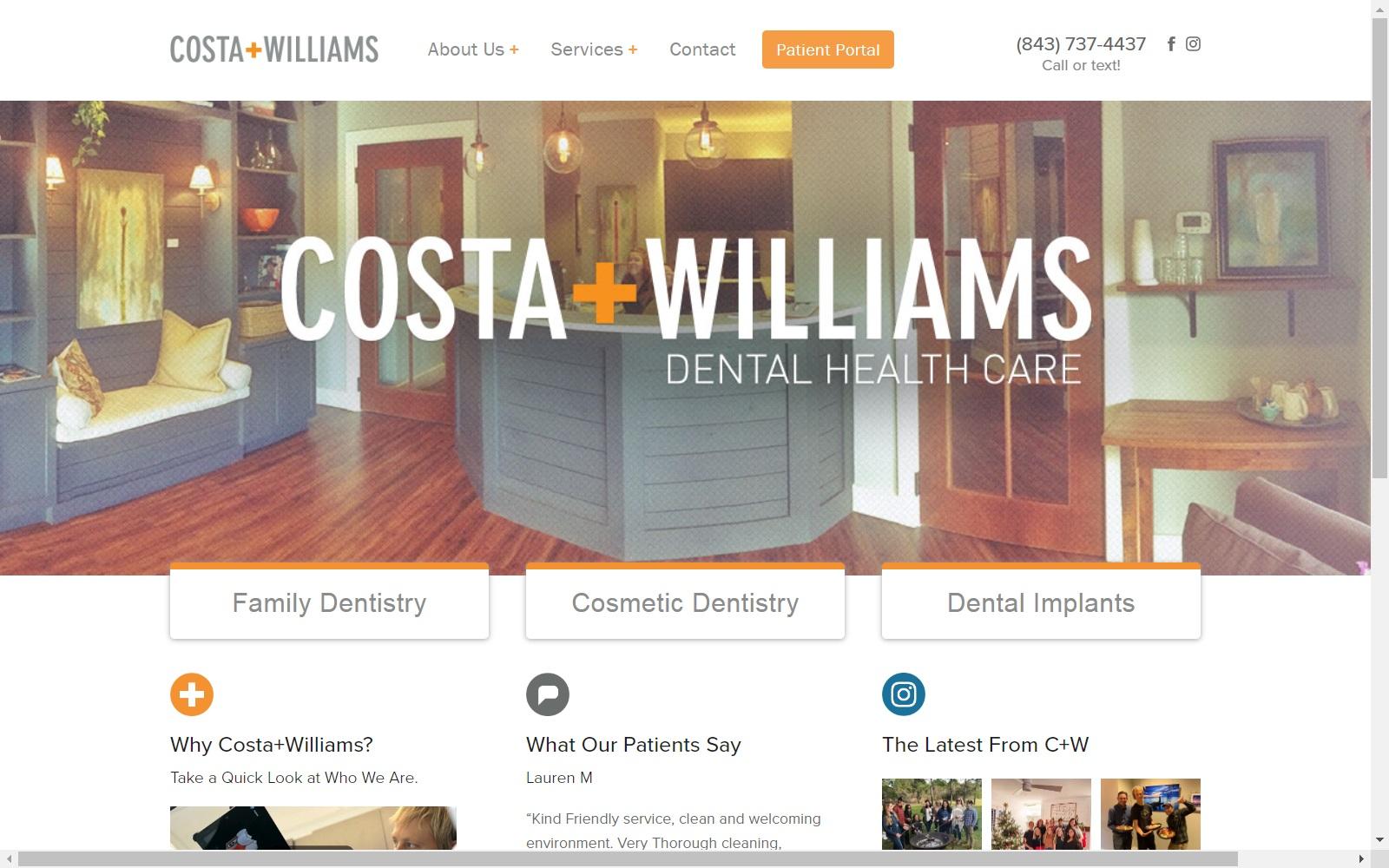 Costa & Williams Dental Health Care screenshot
