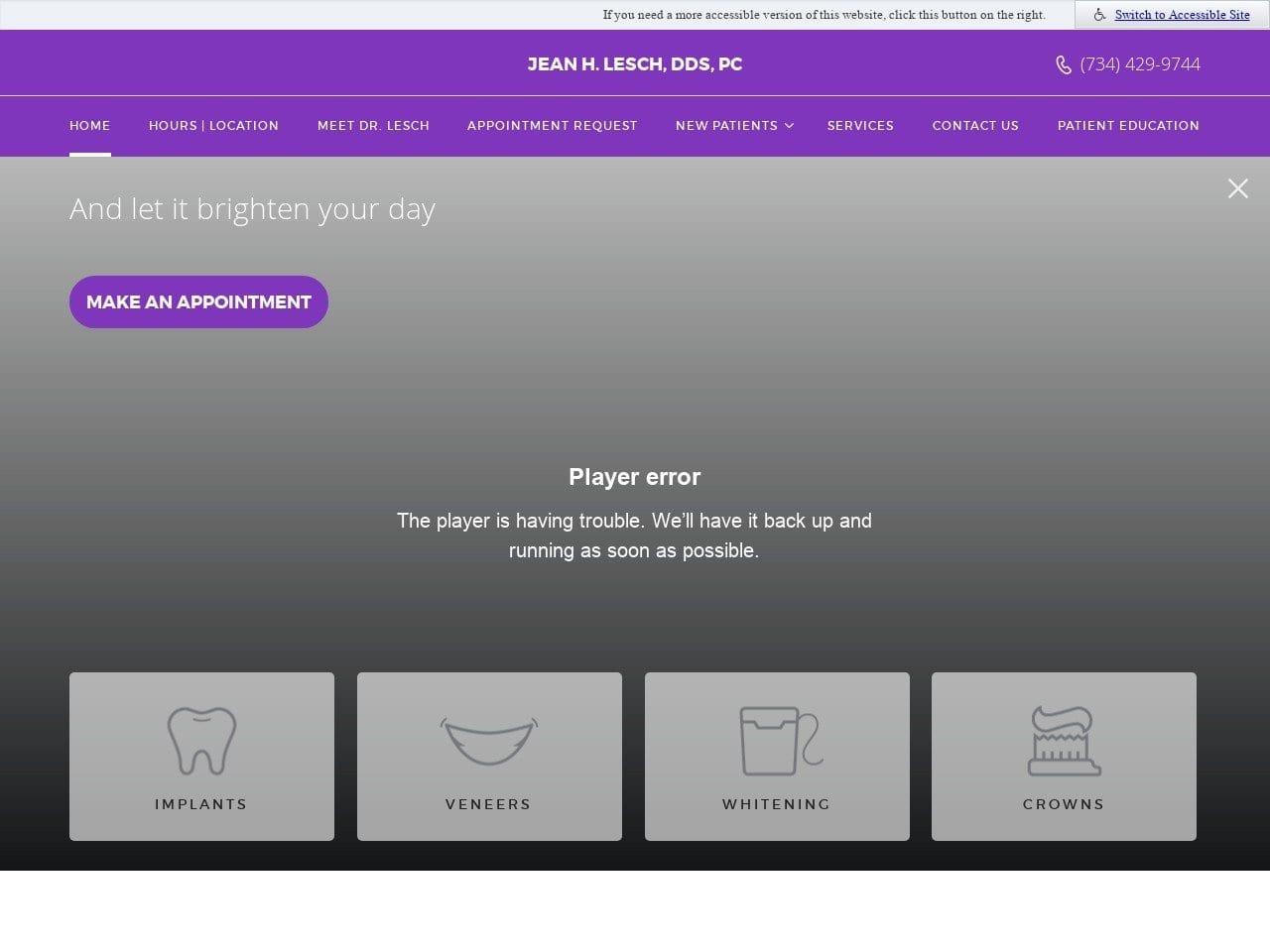 Jean H Lesch DDS PC screenshot