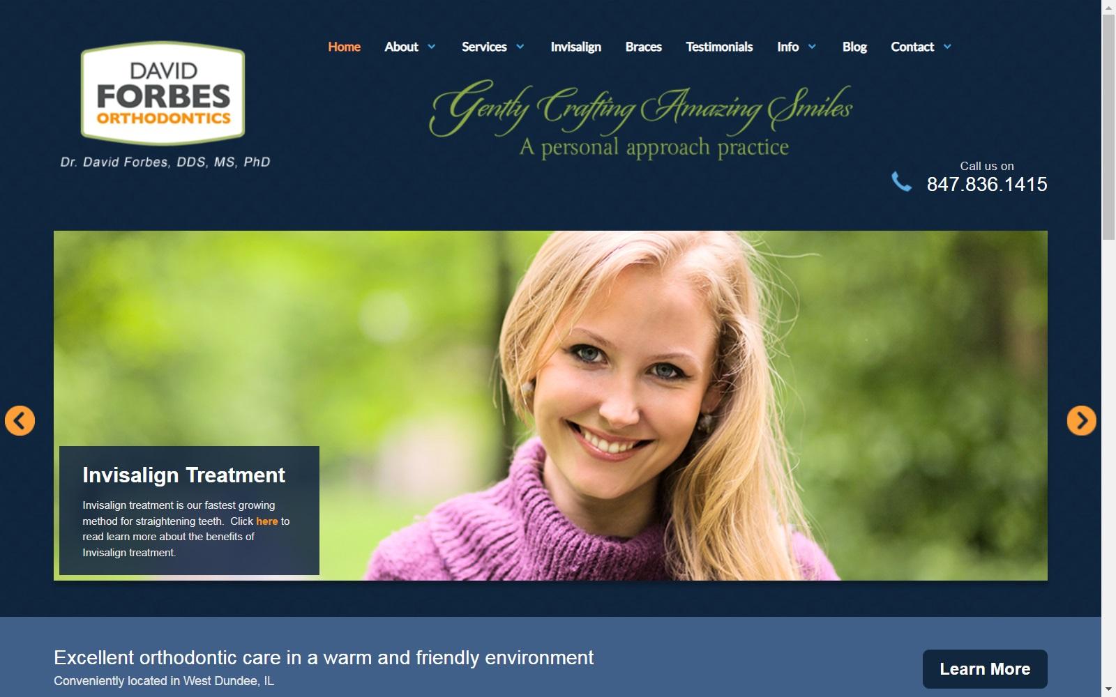 Dr. David Forbes, DDS, MS, PhD screenshot