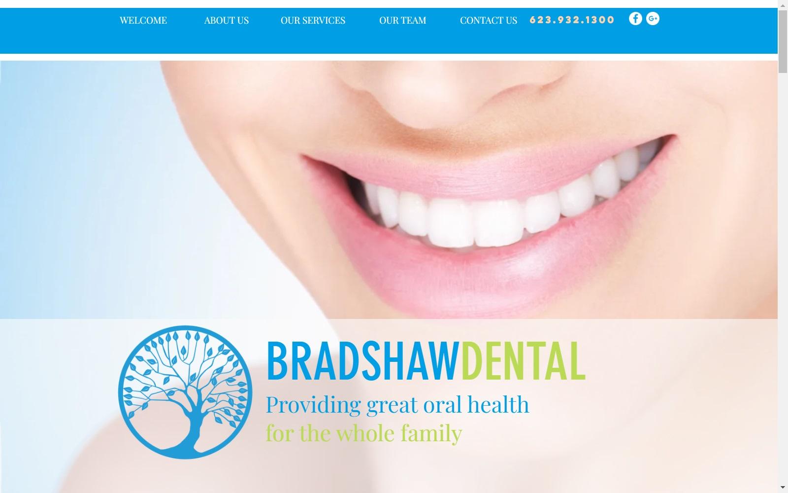 Bradshaw Dental screenshot