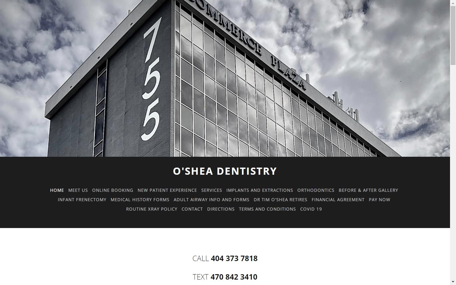 O'Shea Dentistry screenshot