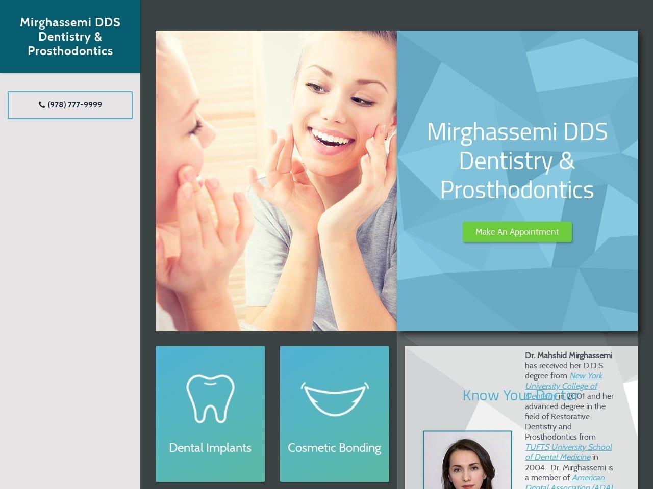 Mahshid Mirghassemi D.D.S screenshot