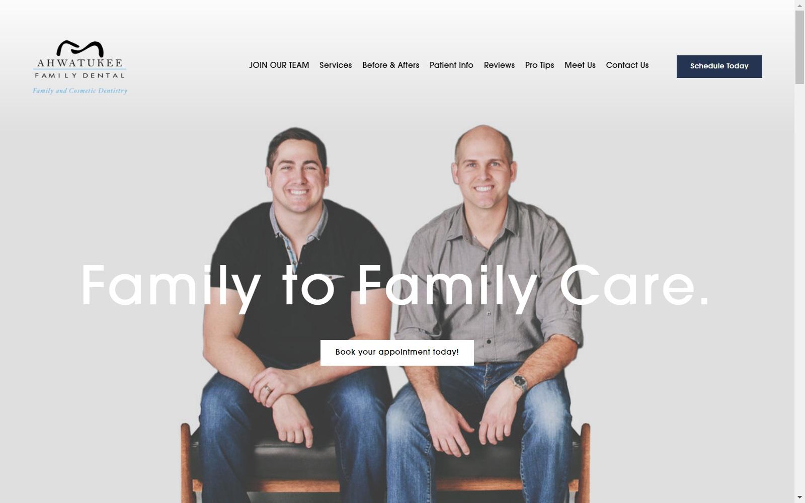 Ahwatukee Family Dental screenshot