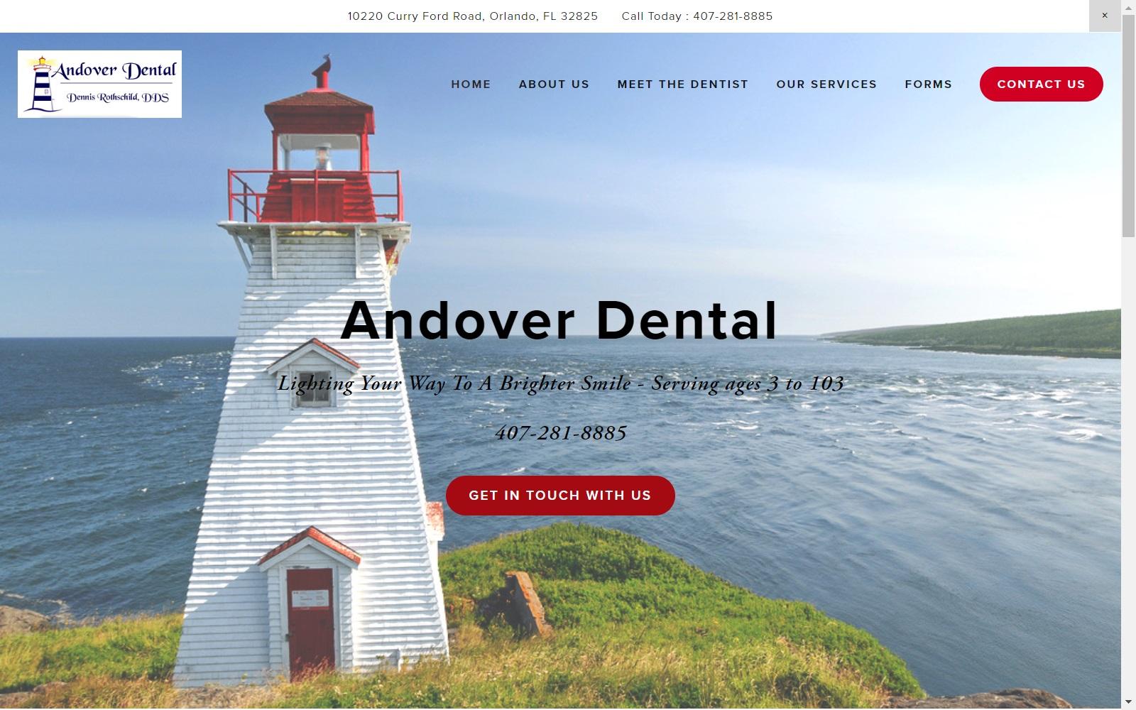 Andover Dental screenshot