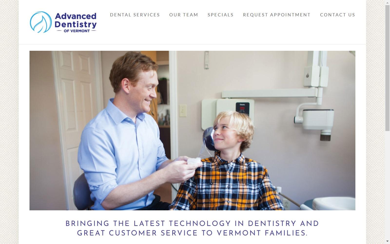 Advanced Dentistry of Vermont screenshot