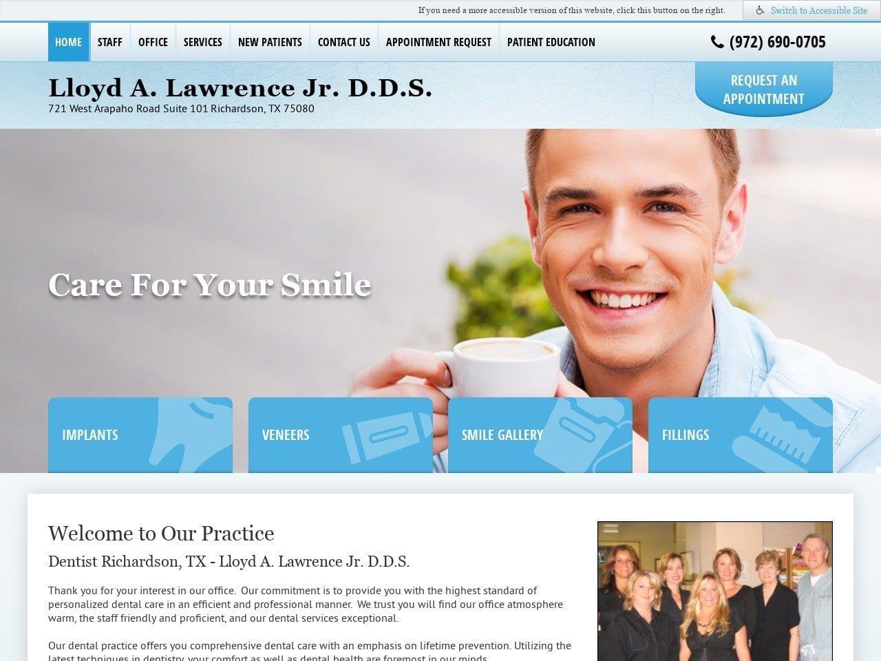 Lloyd A. Lawrence Jr. D.D.S. screenshot