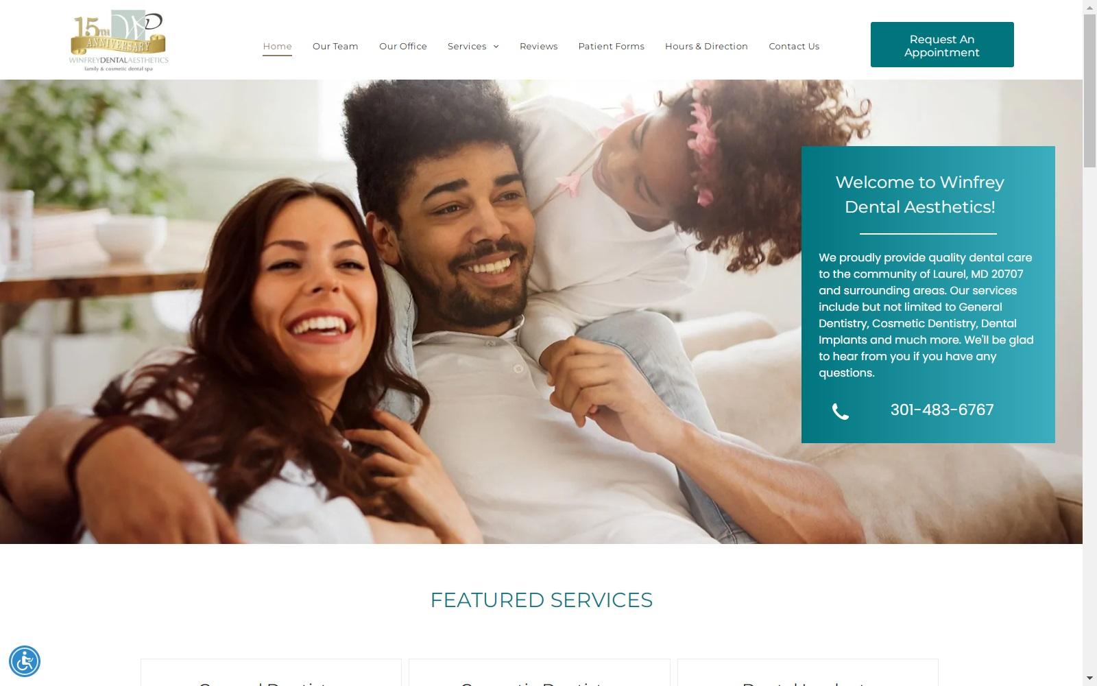 Winfrey Dental Aesthetics screenshot