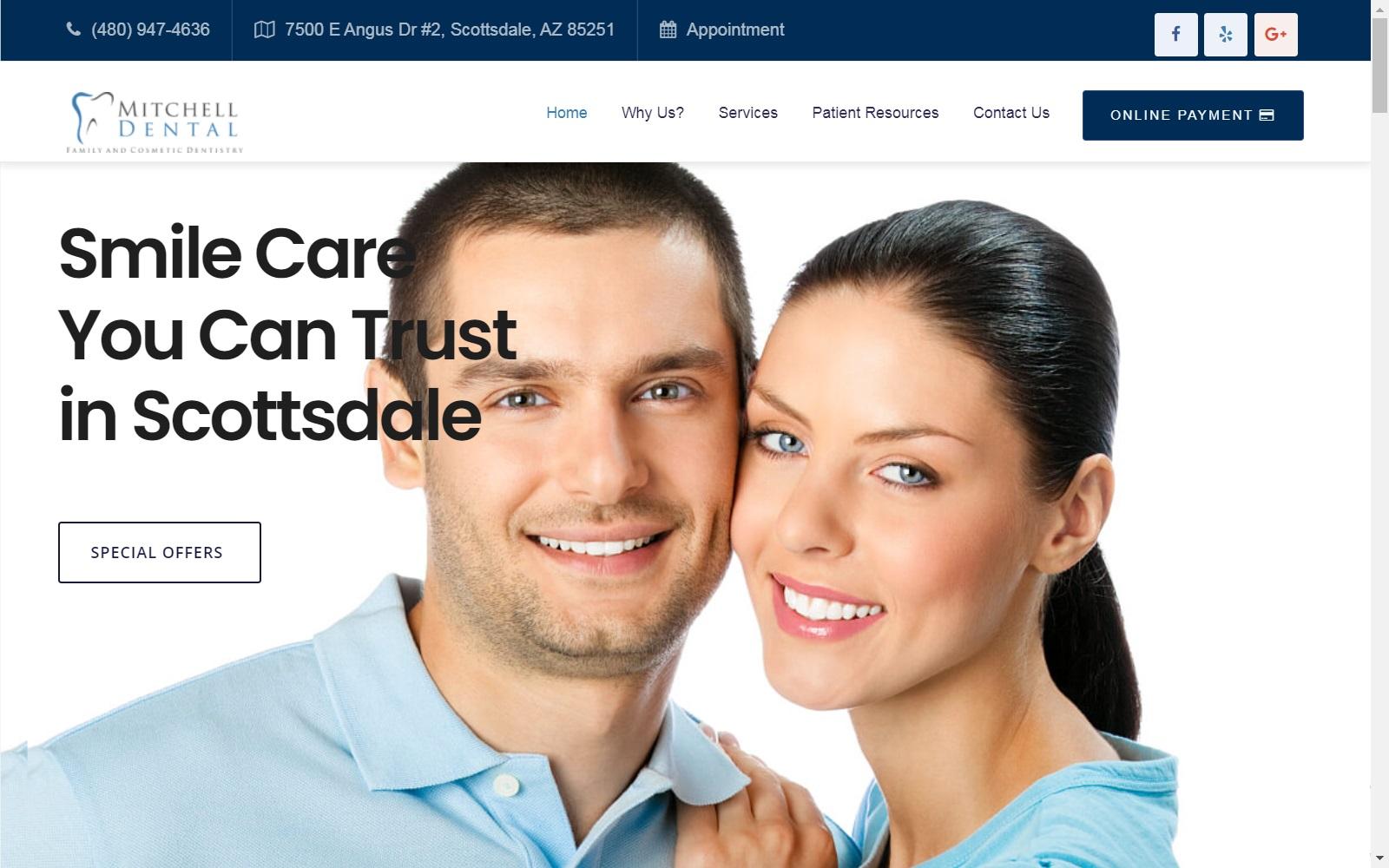 Matthew L. Mitchell DDS screenshot