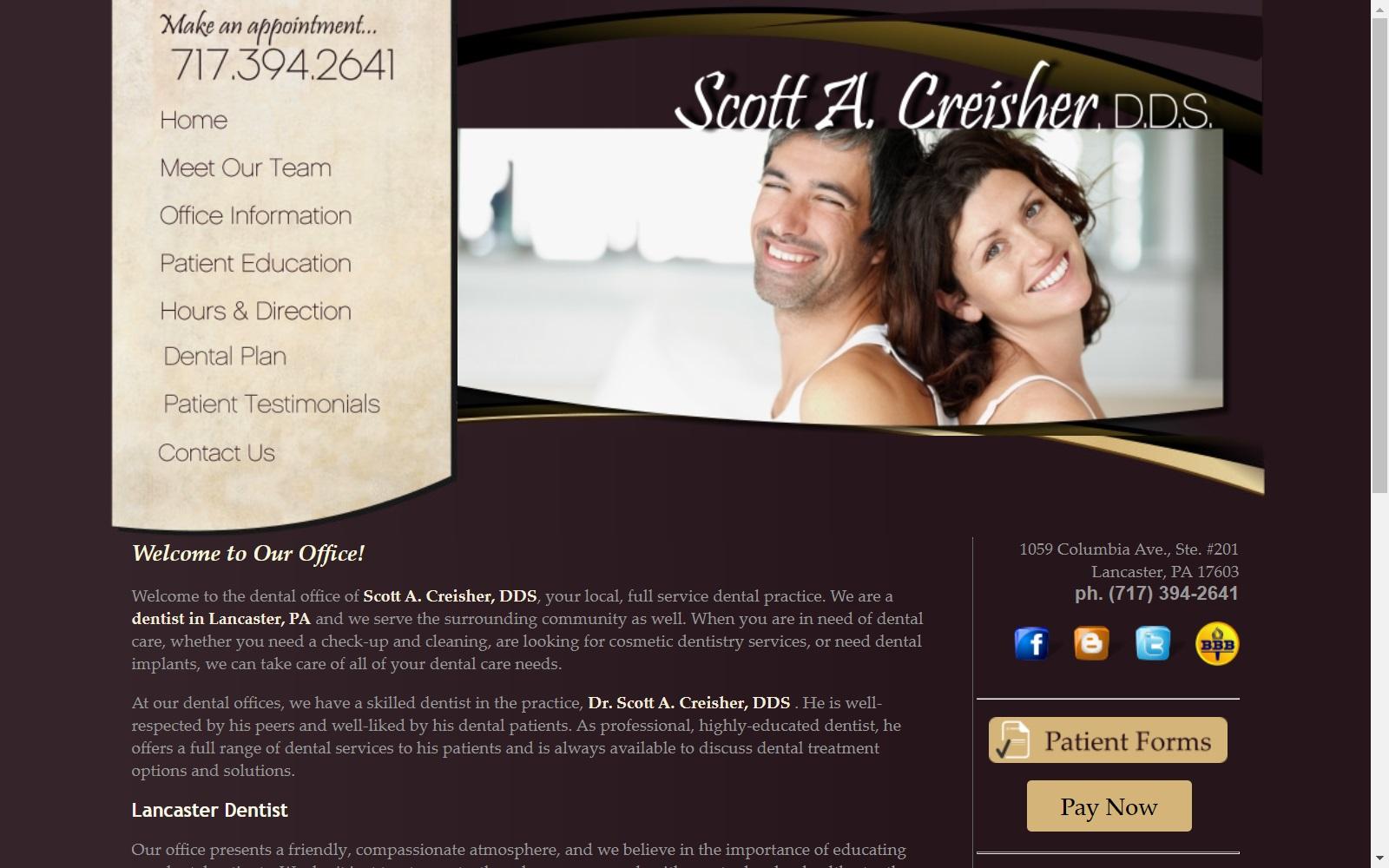 Creisher Scott A DDS screenshot