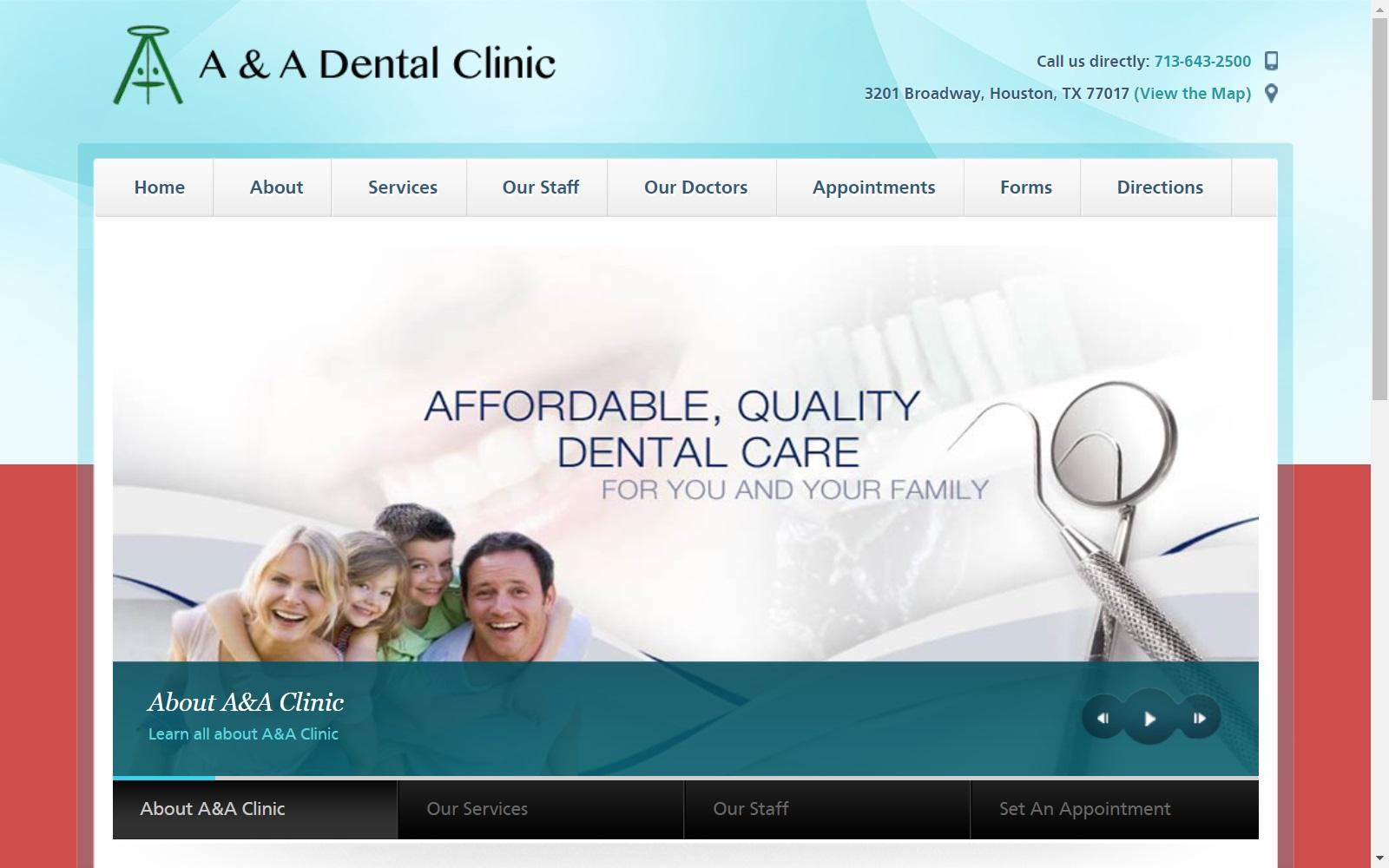 A & A Dental Clinic screenshot