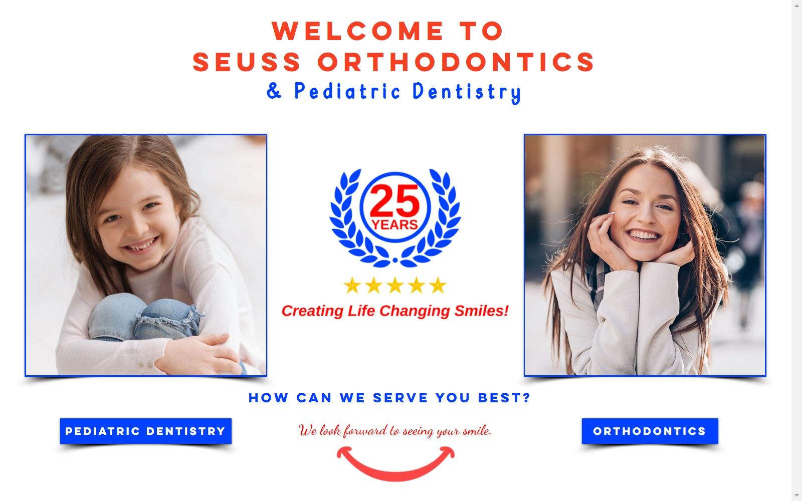 Seuss Pediatric Dentistry & Orthodontics screenshot