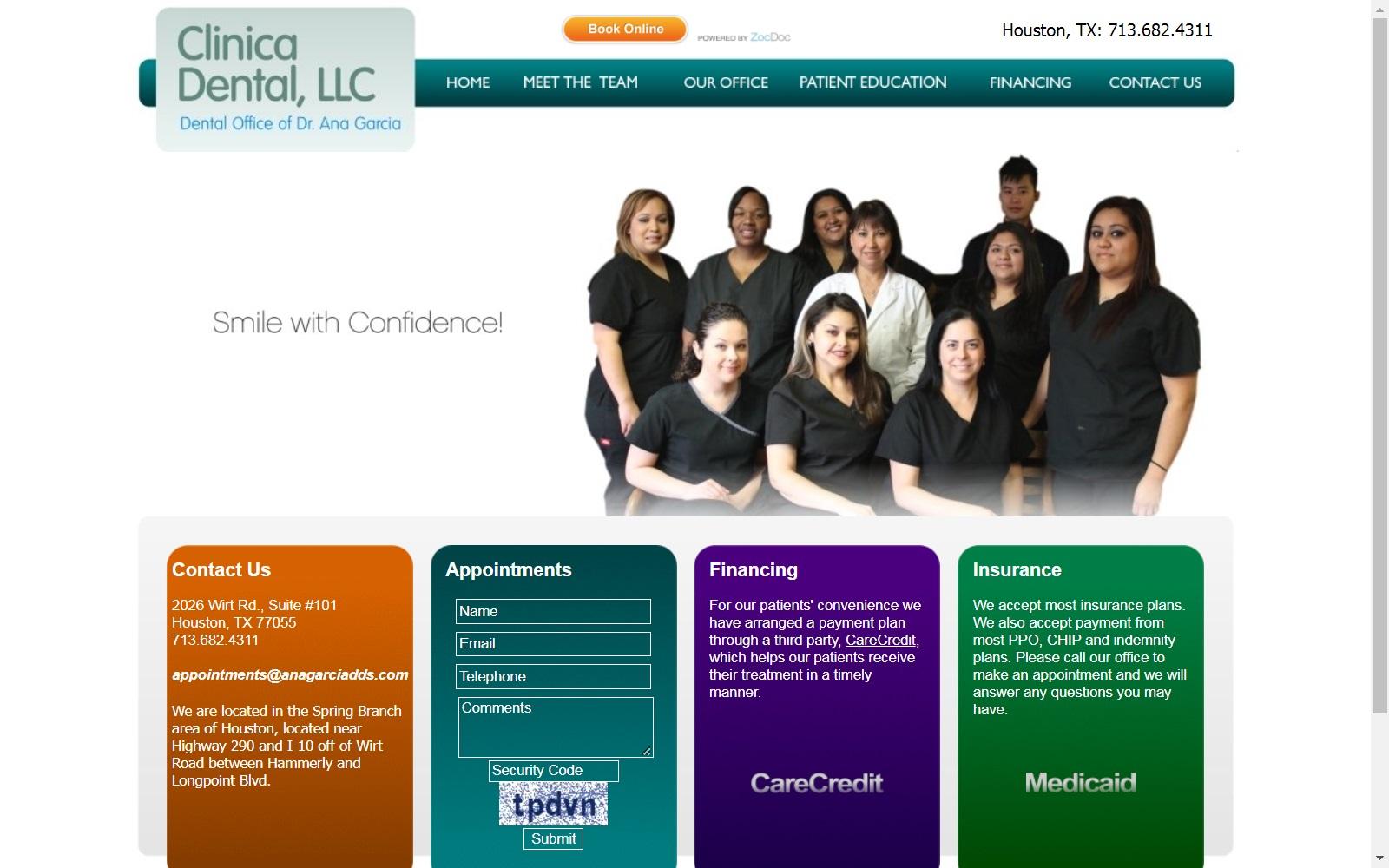 Clinical Dental, LLC screenshot