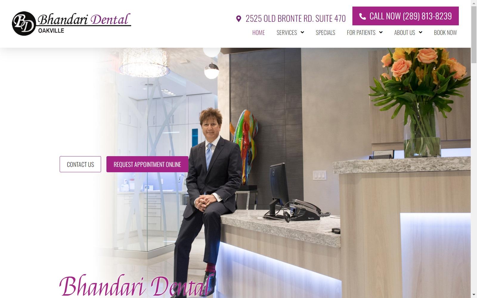 Bhandari Dental screenshot