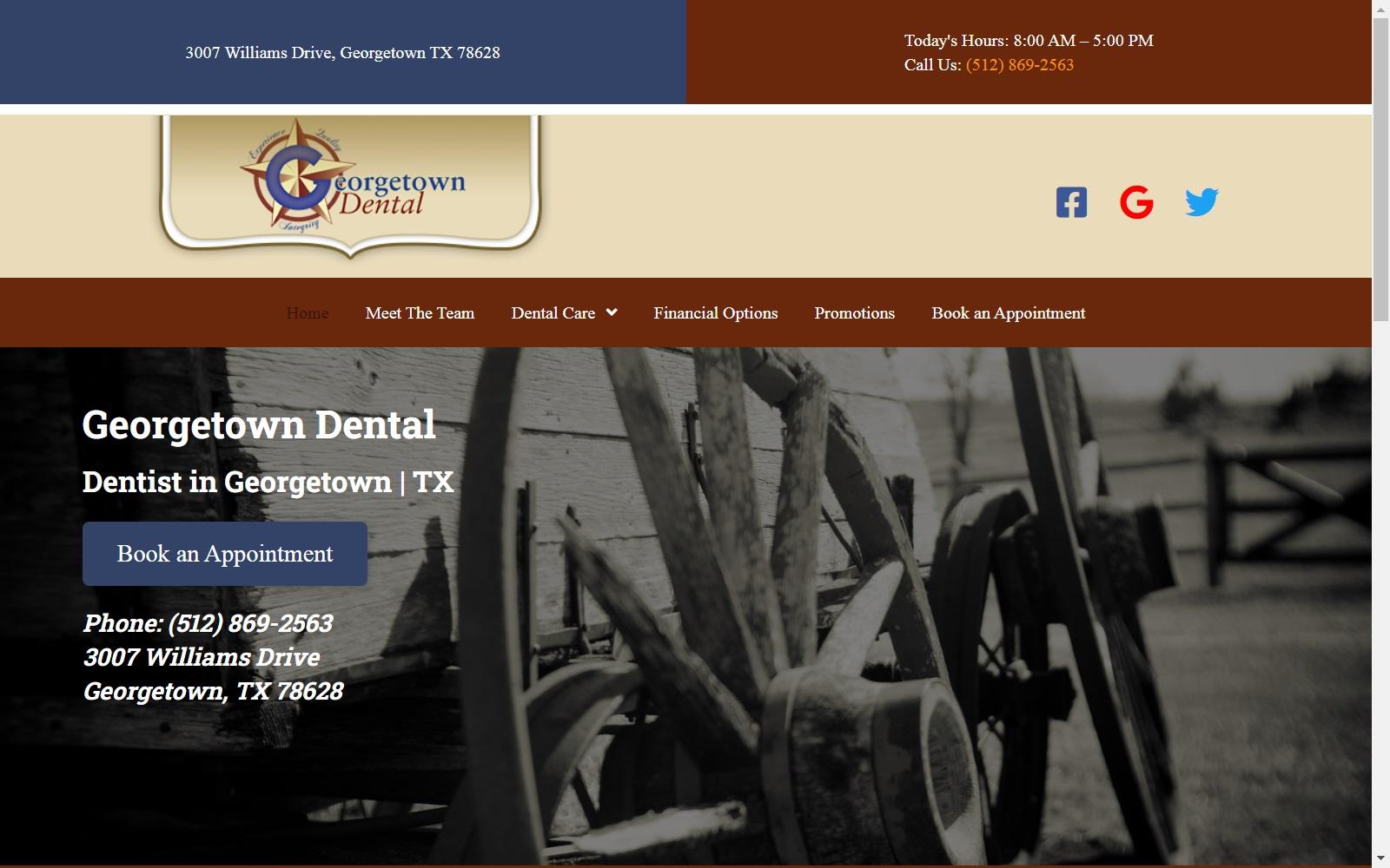Georgetown Dental screenshot