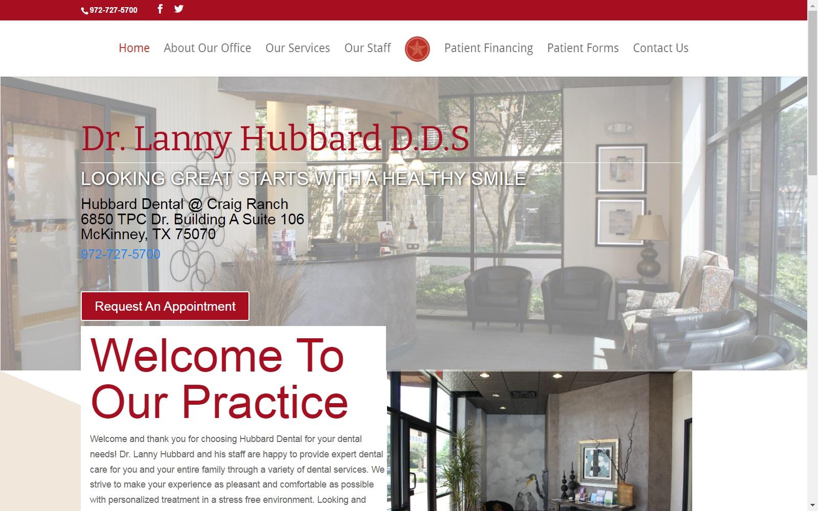 Hubbard Dental screenshot