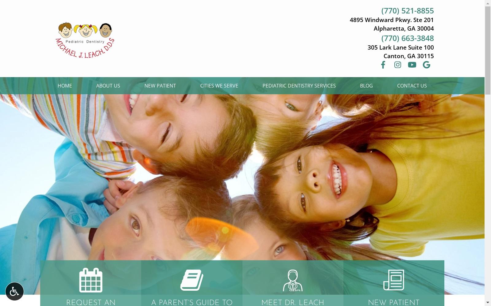Michael J Leach DDS PC screenshot