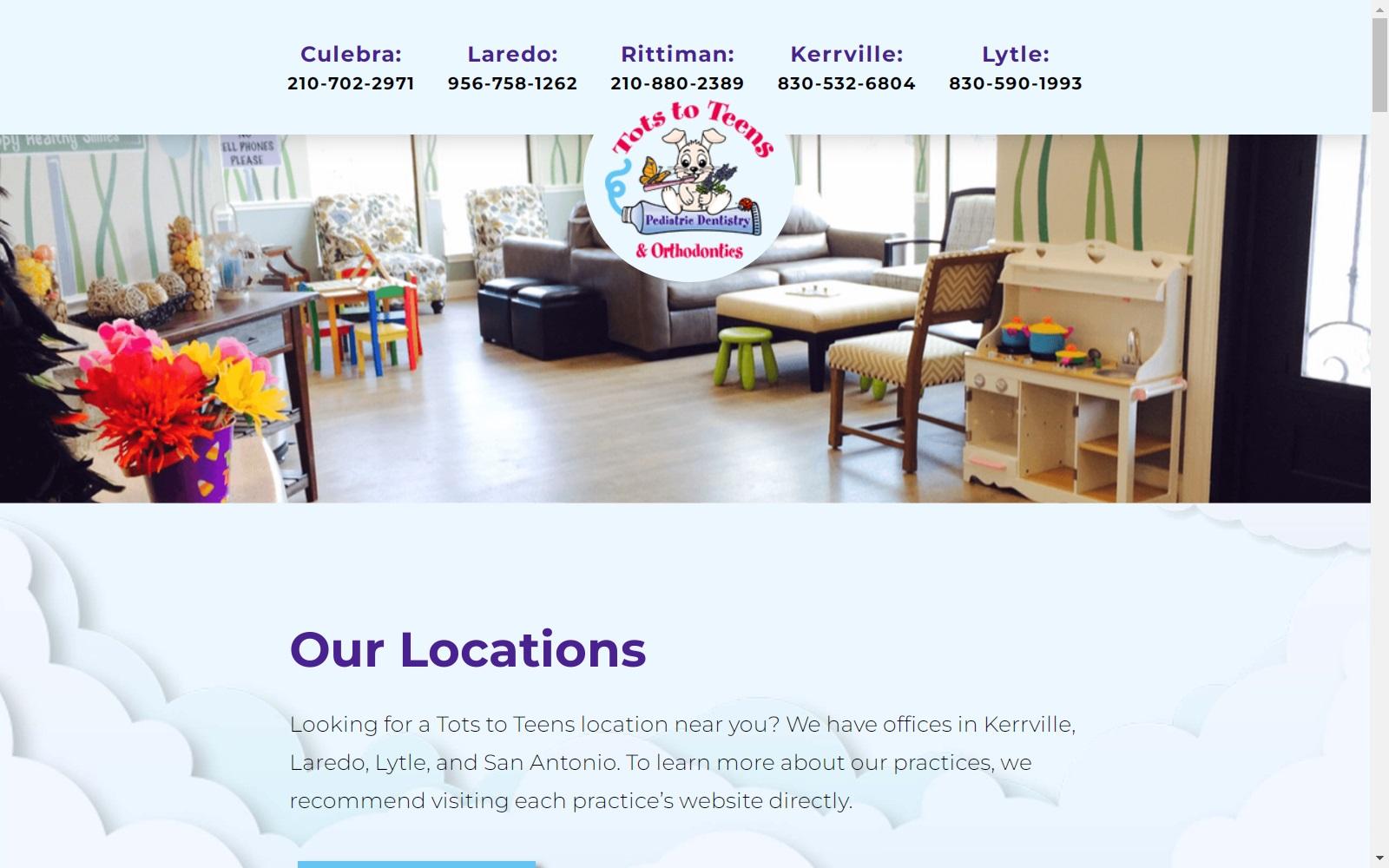 Tots to Teens Pediatric Dentistry & Orthodontics screenshot