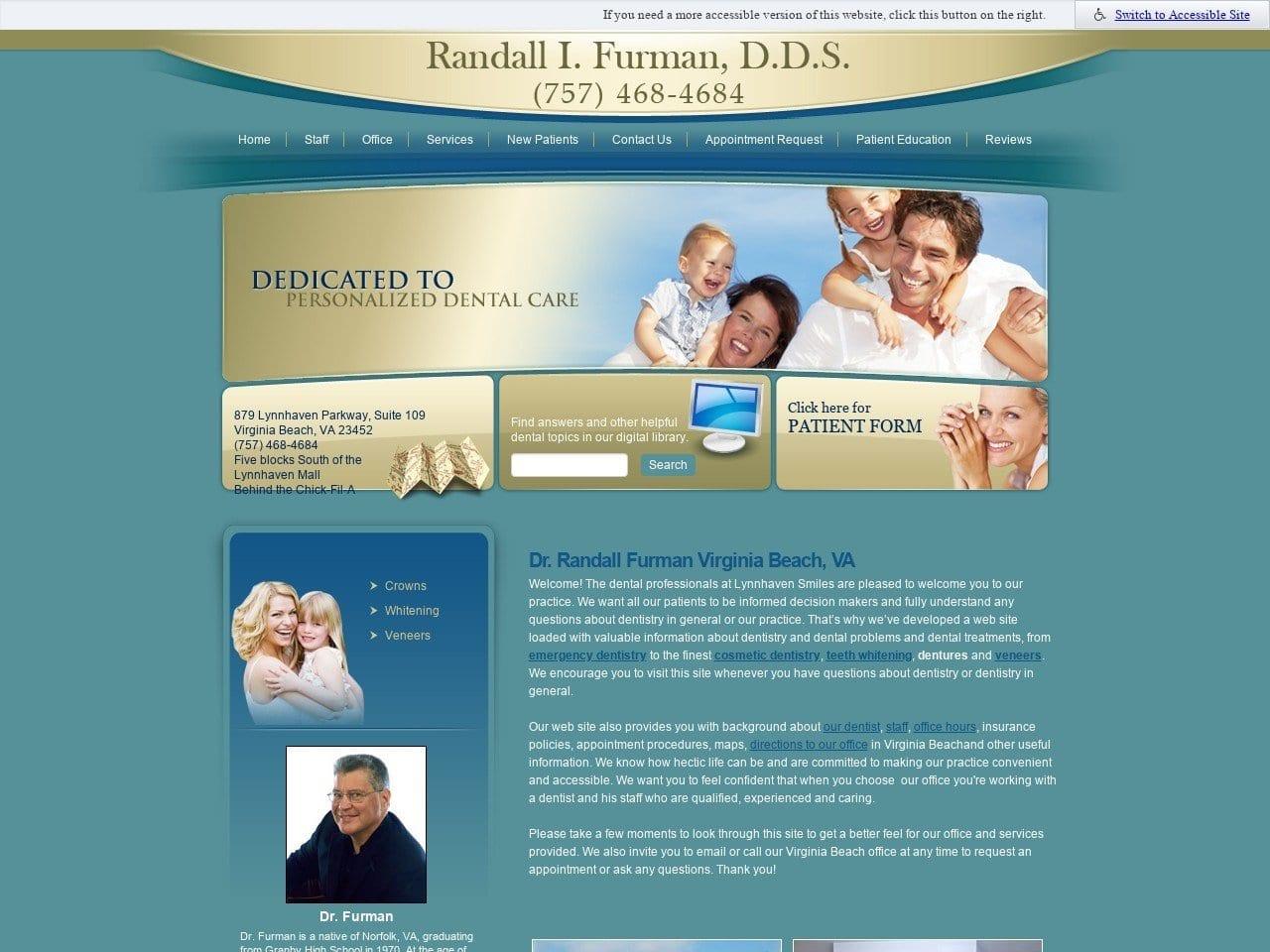Randall Furman DDS screenshot