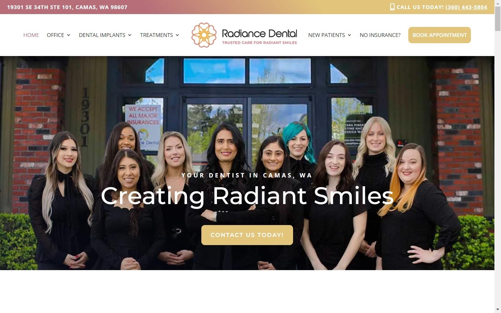 Radiance Dental screenshot