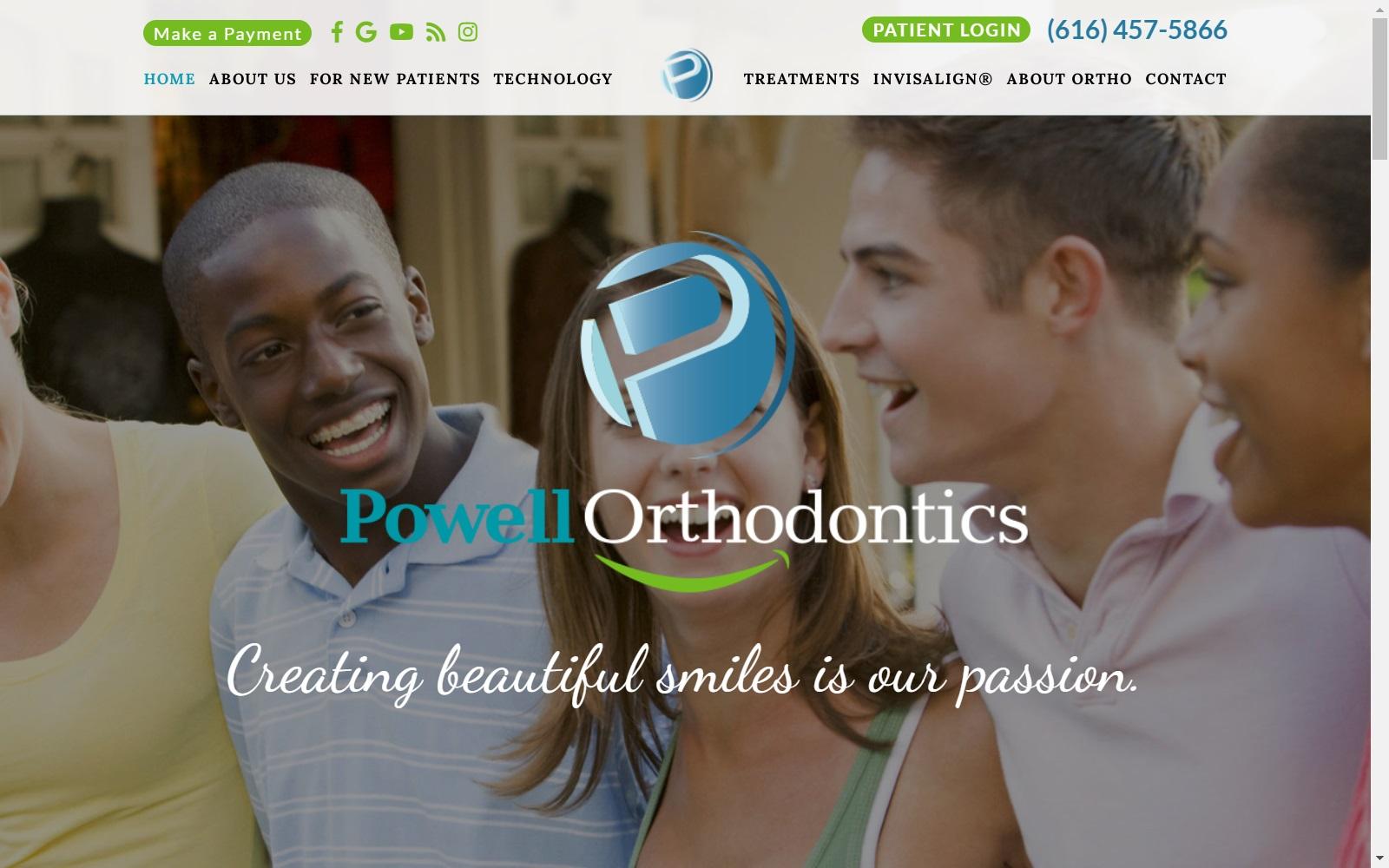 Mark L.M. Powell DDS MSD PC screenshot