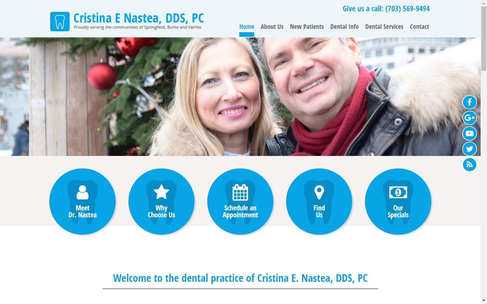 Cristina E. Nastea D.D.S. P.C. screenshot