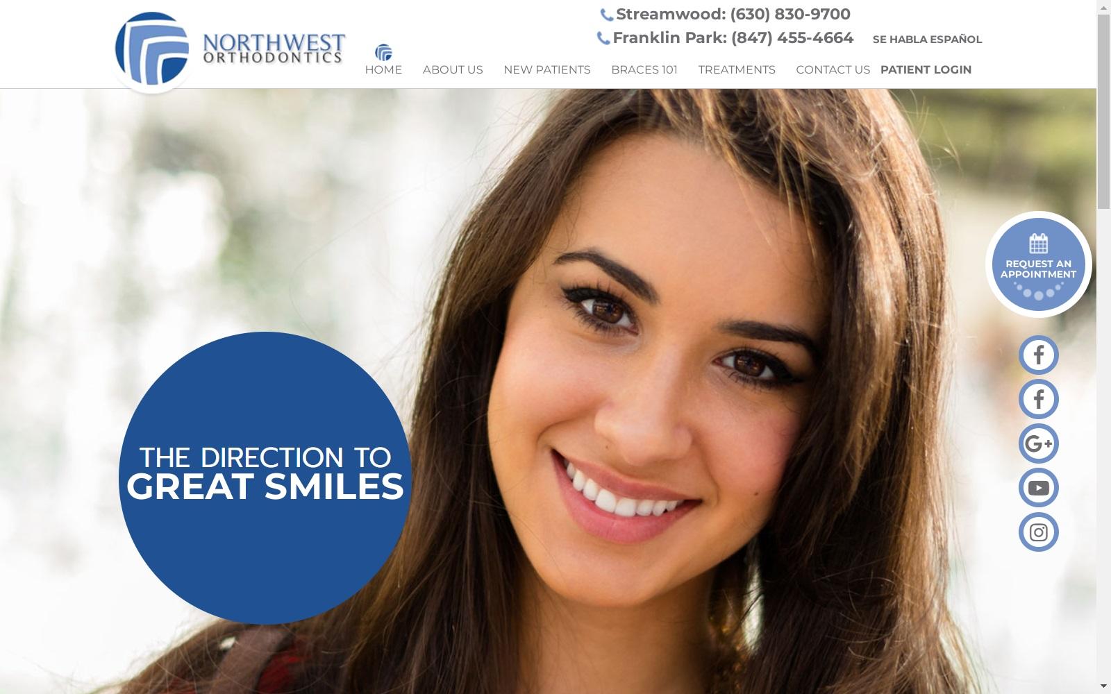 Northwest Orthodontics screenshot
