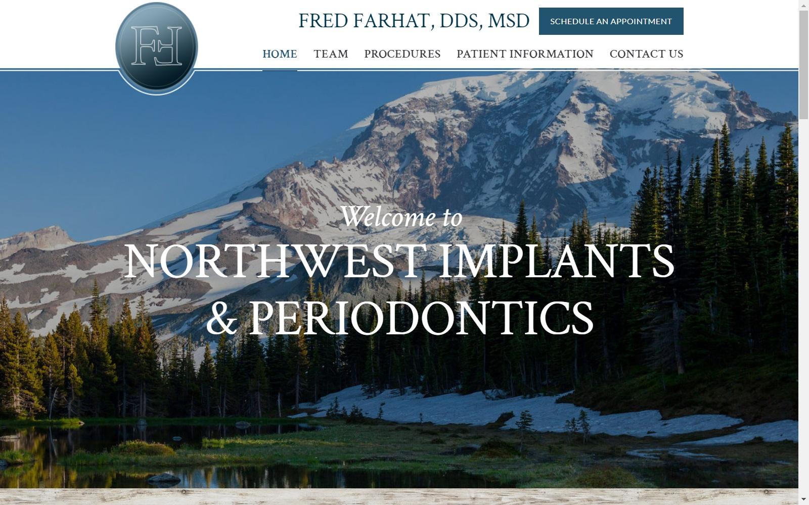 Northwest Implants & Periodontics screenshot