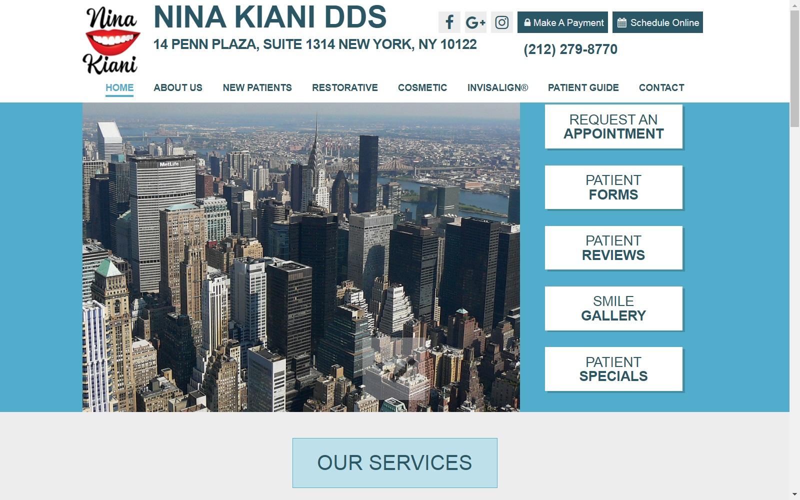 Nina Kiani DDS screenshot