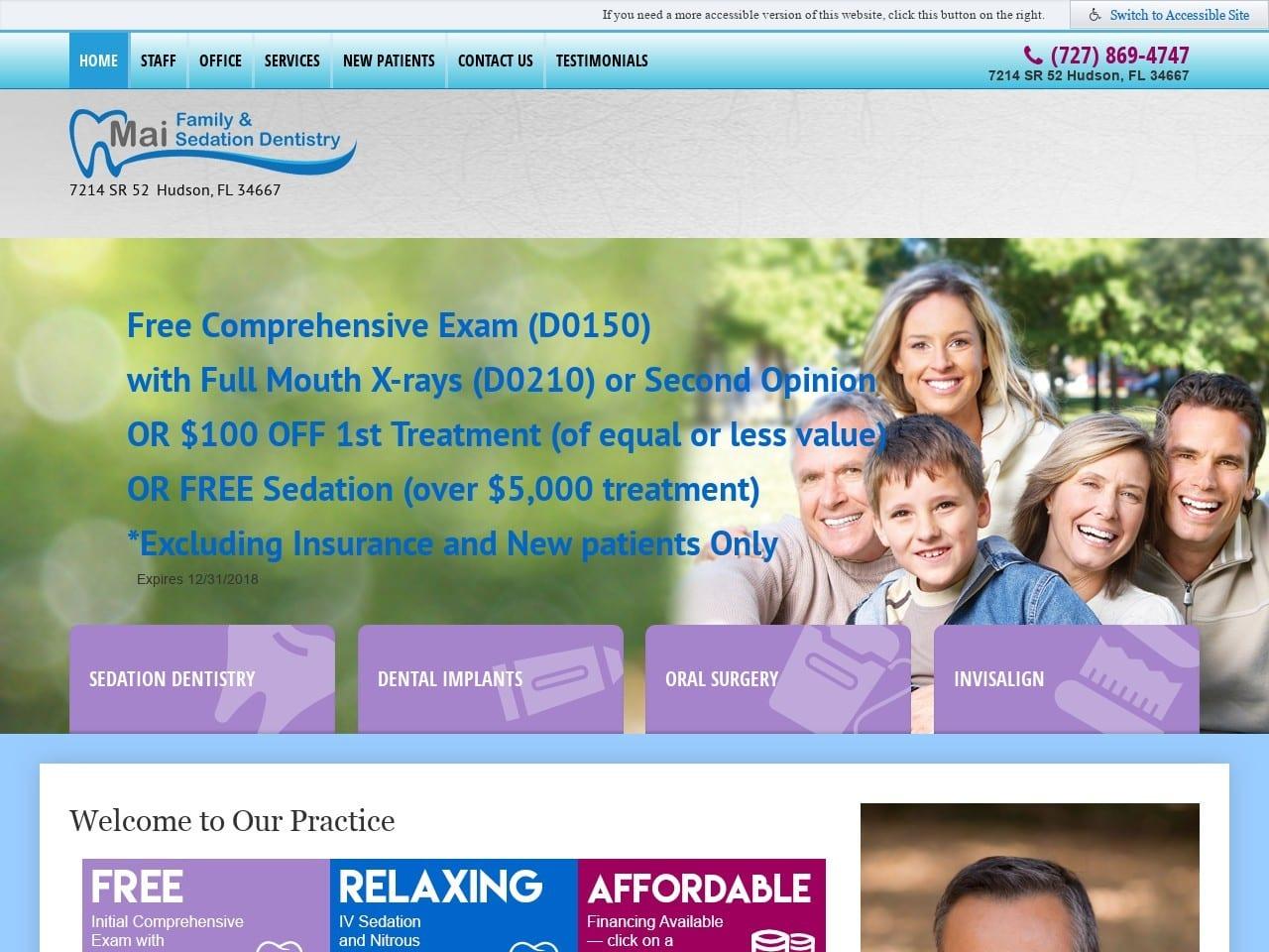 Mai Family & Sedation Dentist screenshot
