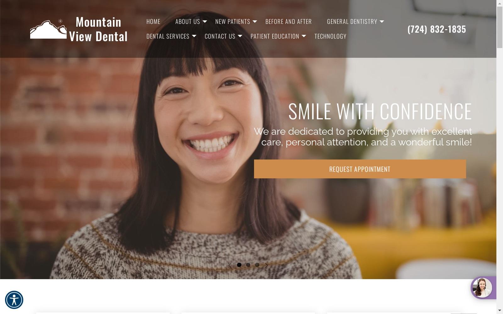 Mountain View Dental screenshot