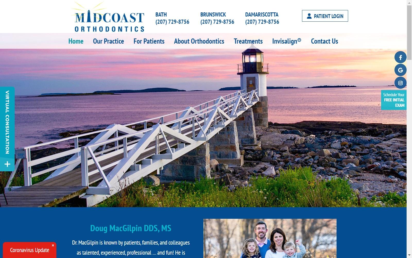 Midcoast Orthodontics screenshot