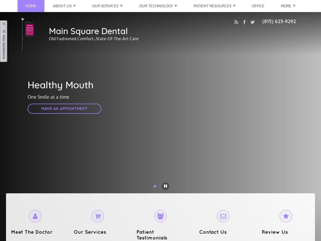 Main Square Dental screenshot
