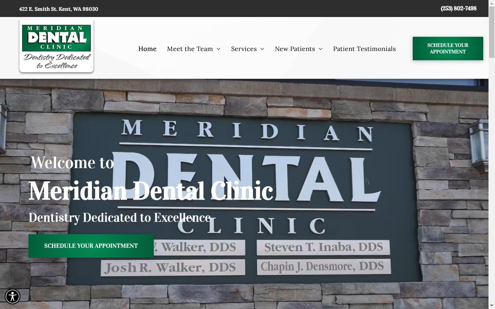 Meridian Dental Clinic screenshot