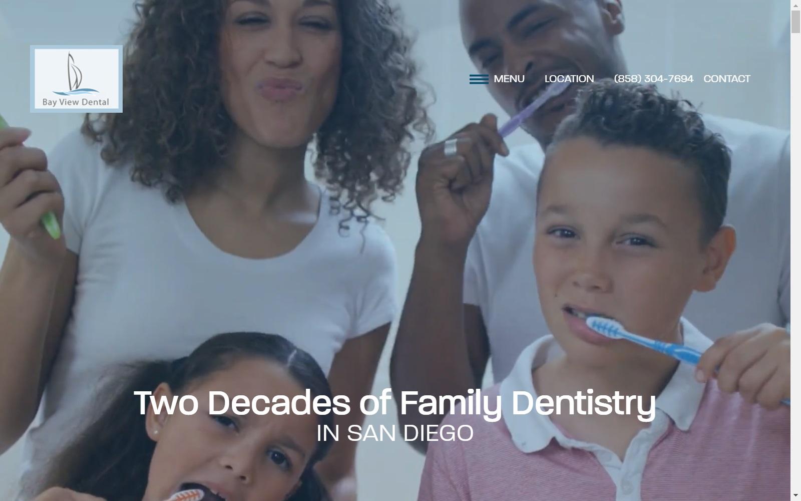 Bay View Dental screenshot