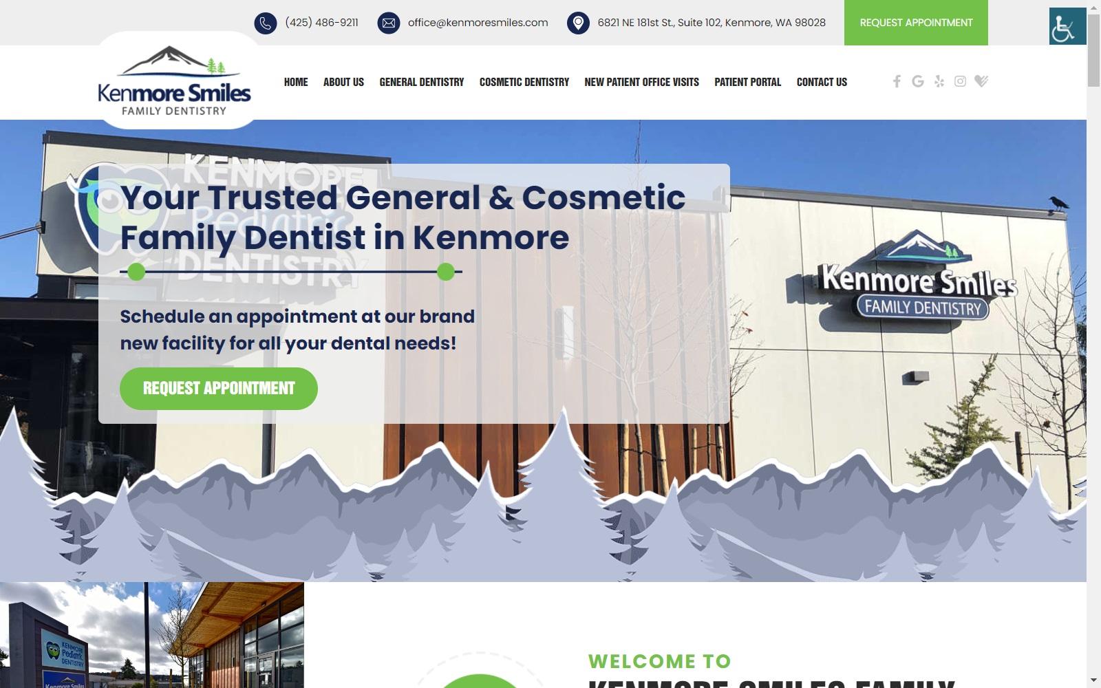 Kenmore Smiles Family Dentistry screenshot