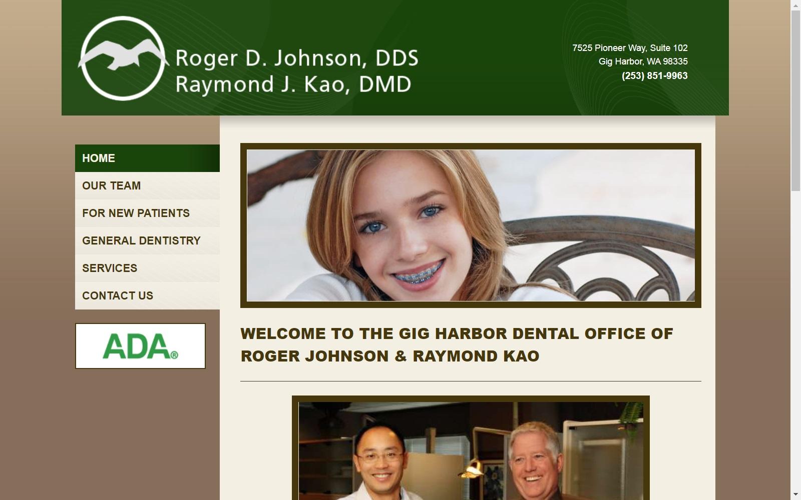 Roger D. Johnson DDS & Raymond J. Kao DMD