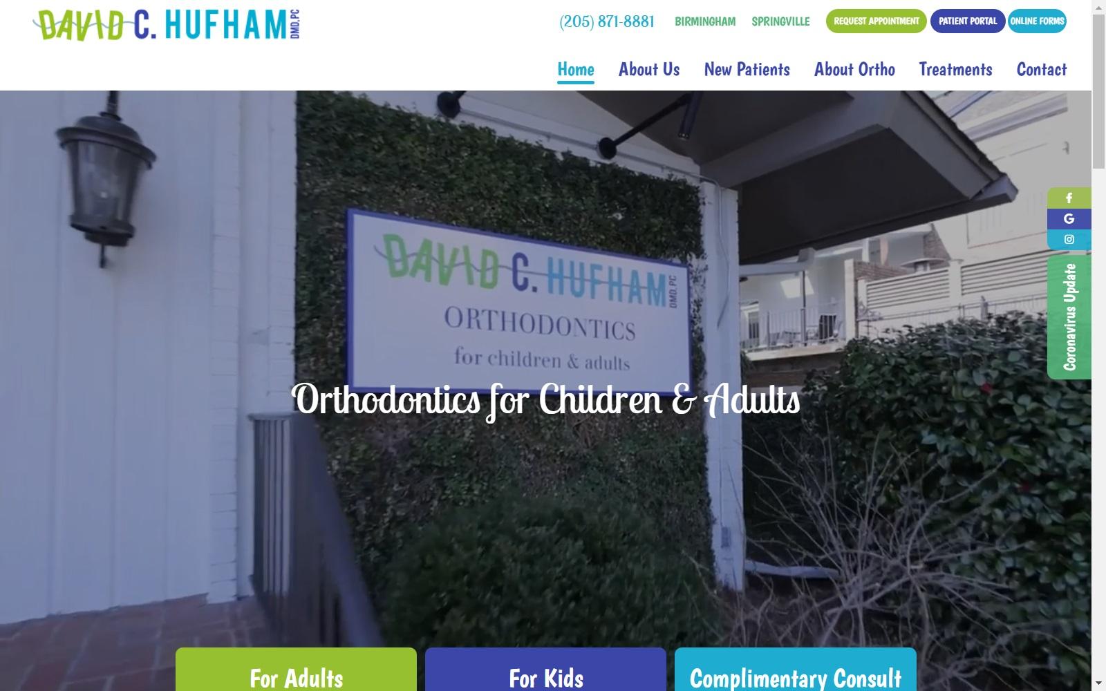 David C. Hufham DMD screenshot